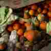 A box of food scraps that will be composted sits at the Norcal Waste Systems transfer station on April 21, 2009 in San Francisco, California. 