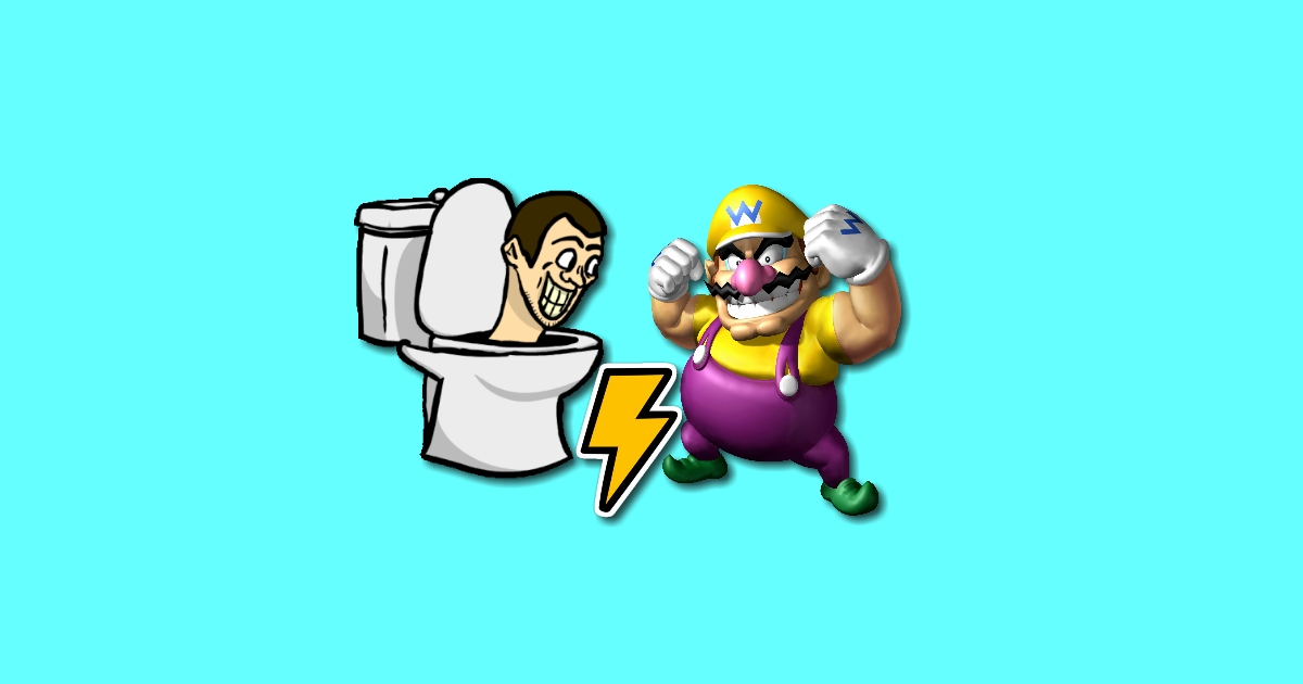 Skibidi Toilet vs Wario